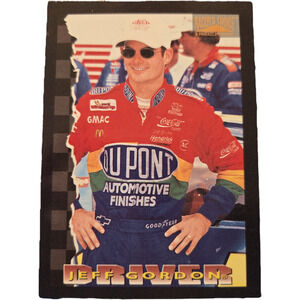 Jeff Gordon 1996 Pinnacle Racers Choice Driver 9 NASCAR Trading Card Hendrick